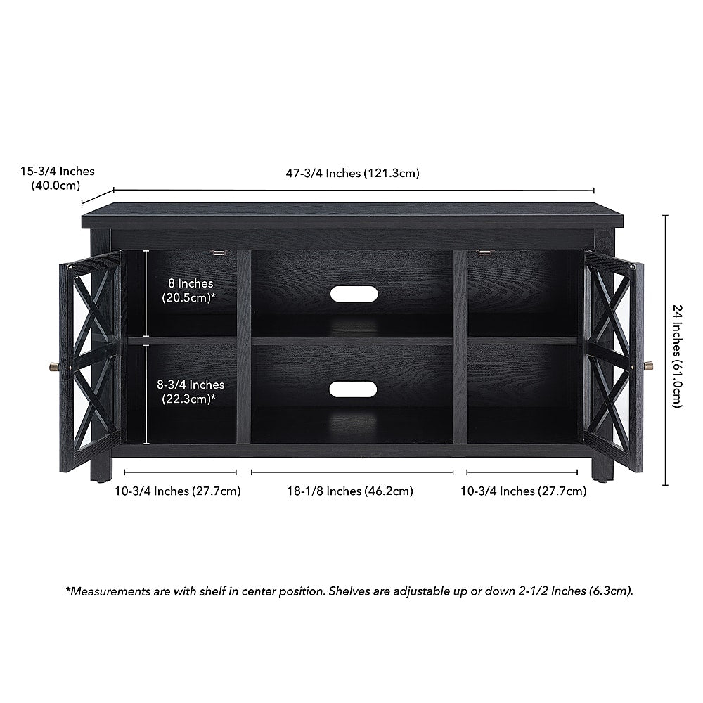 Camden&Wells - Colton TV Stand for TVs Up to 55" - Black Grain_7