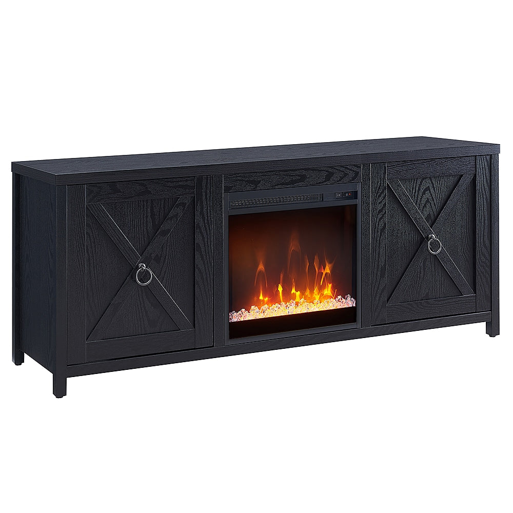 Camden&Wells - Granger Crystal Fireplace TV Stand for TVs Up to 65" - Black Grain_1