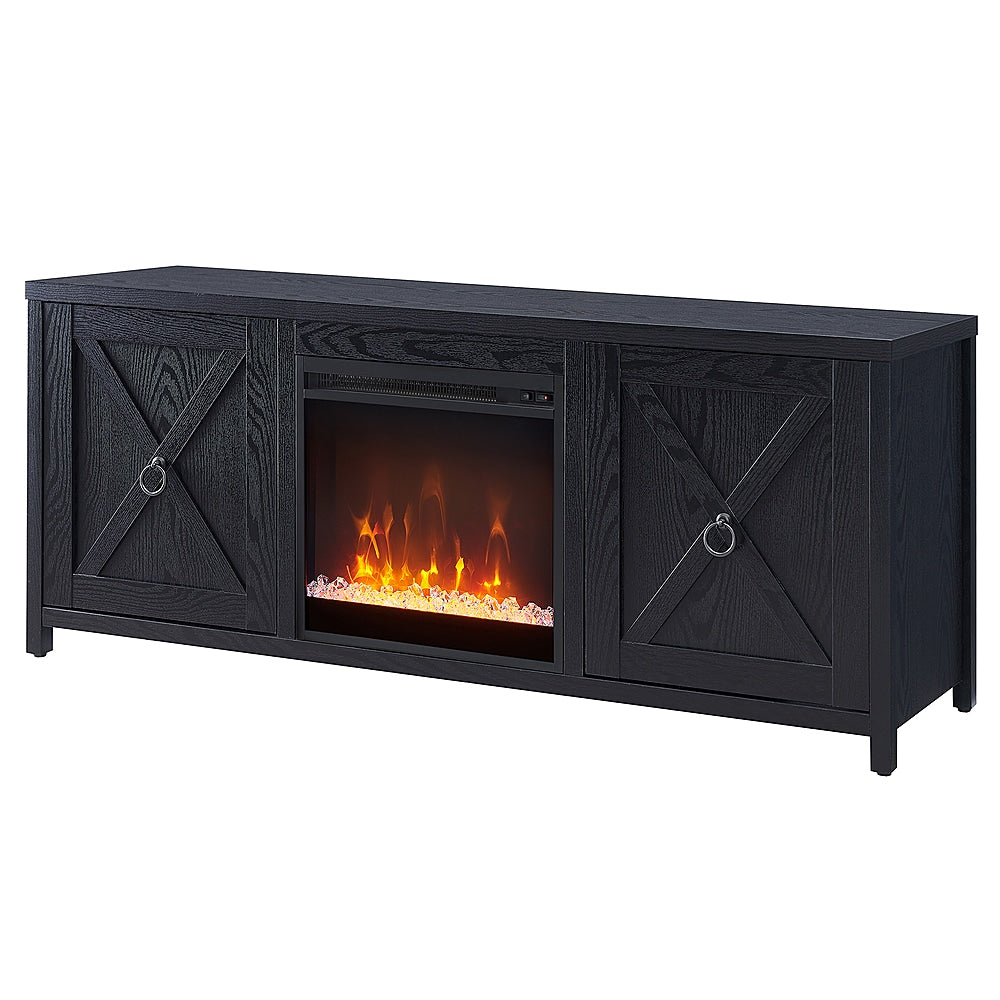 Camden&Wells - Granger Crystal Fireplace TV Stand for TVs Up to 65" - Black Grain_6