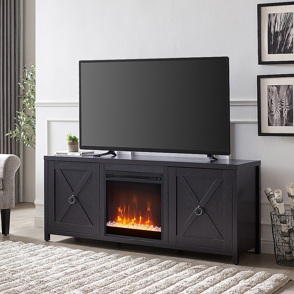 Camden&Wells - Granger Crystal Fireplace TV Stand for TVs Up to 65" - Black Grain_4