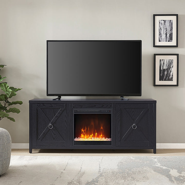 Camden&Wells - Granger Crystal Fireplace TV Stand for TVs Up to 65" - Black Grain_3