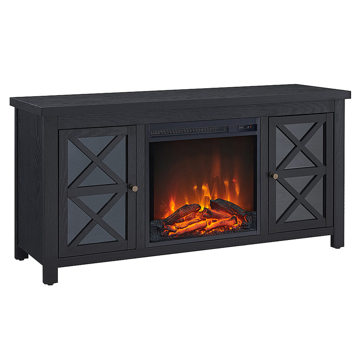Camden&Wells - Colton Log Fireplace TV Stand for TVs Up to 55" - Black Grain_2