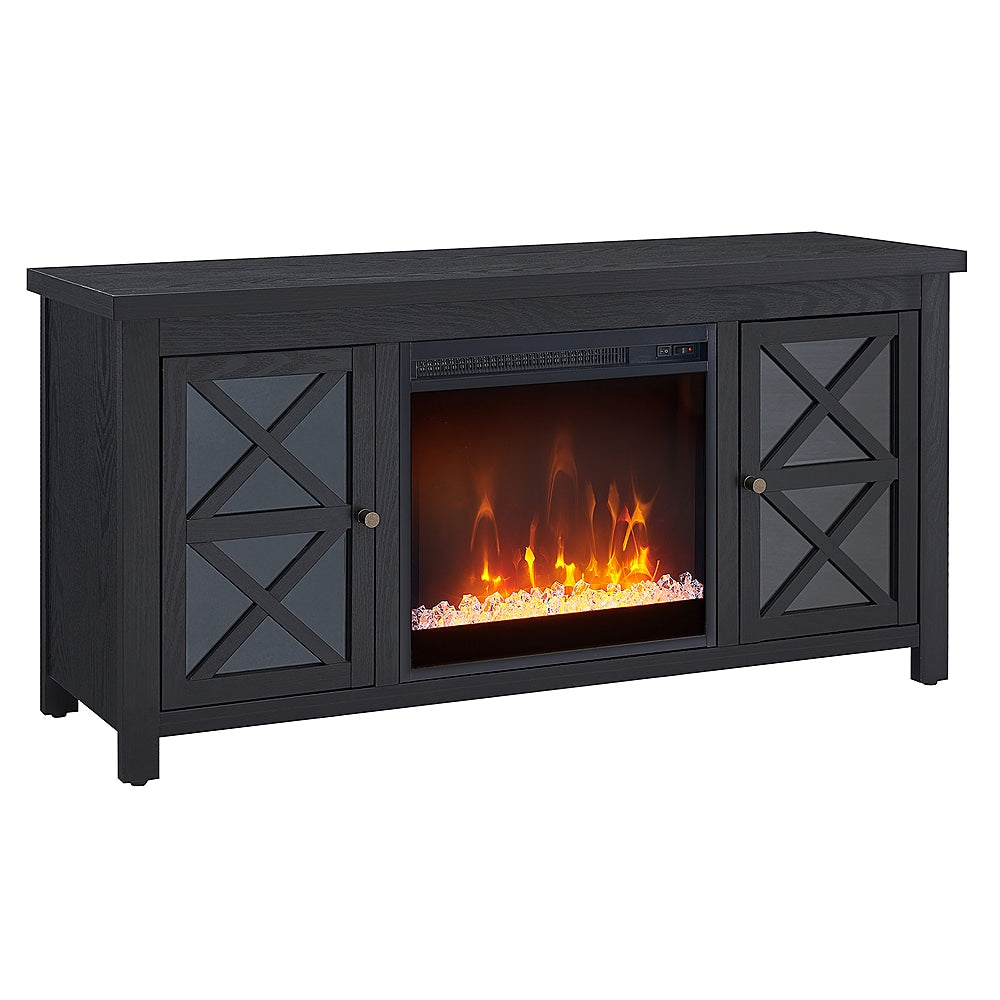 Camden&Wells - Colton Crystal Fireplace TV Stand for TVs Up to 55" - Black Grain_1