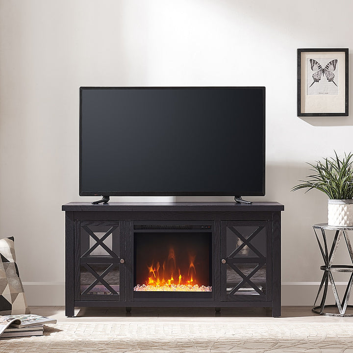 Camden&Wells - Colton Crystal Fireplace TV Stand for TVs Up to 55" - Black Grain_2