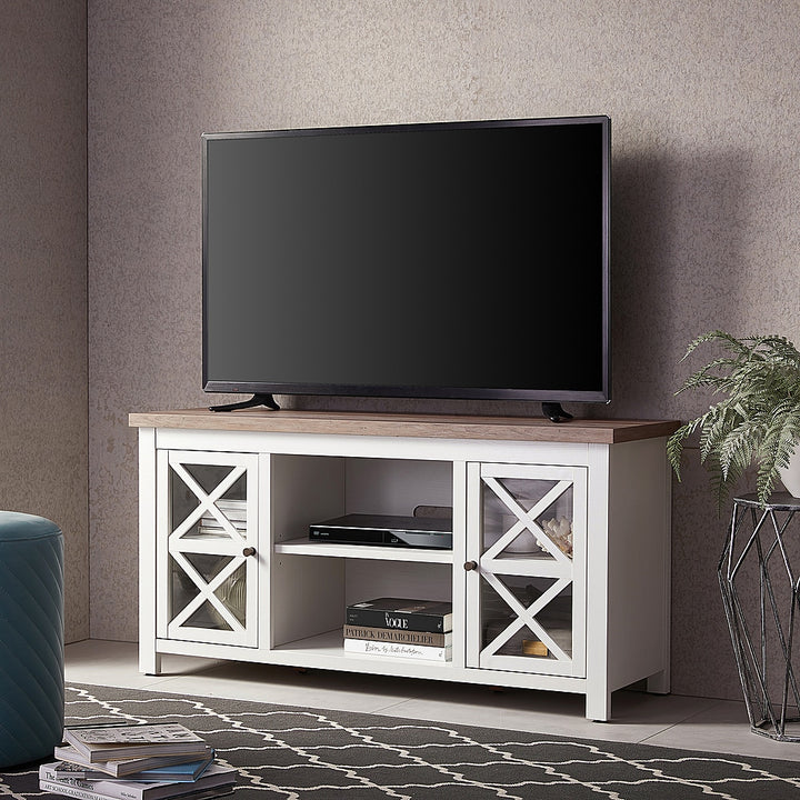 Camden&Wells - Colton TV Stand for TVs Up to 55" - White/Gray Oak_3