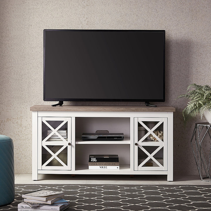 Camden&Wells - Colton TV Stand for TVs Up to 55" - White/Gray Oak_2