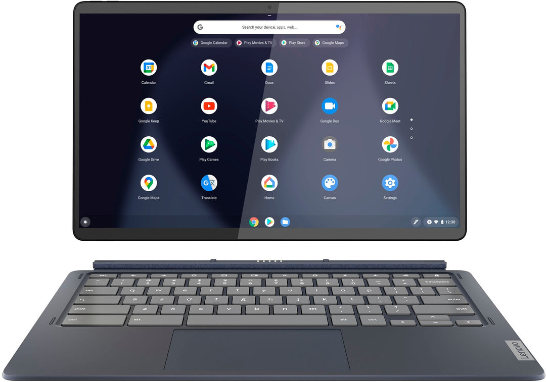 Lenovo - IdeaPad Duet 5 Chromebook - 13.3" (1920x1080) Touch 2-in-1 Tablet - Snapdragon 7cG2 - 8G RAM - 128G eMMC - with Keyboard - Abyss Blue_4