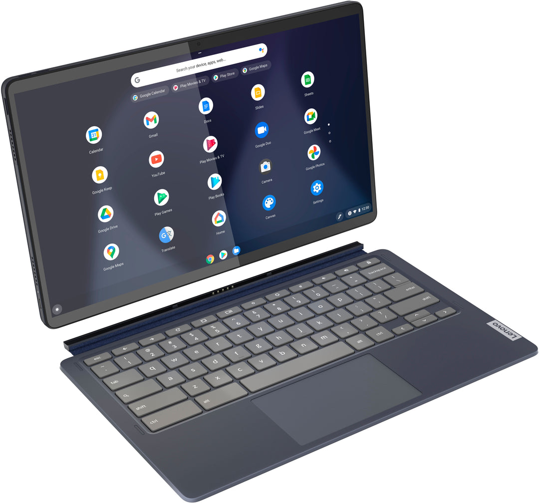 Lenovo - IdeaPad Duet 5 Chromebook - 13.3" (1920x1080) Touch 2-in-1 Tablet - Snapdragon 7cG2 - 8G RAM - 128G eMMC - with Keyboard - Abyss Blue_3