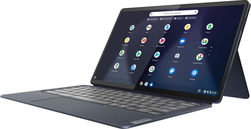 Lenovo - IdeaPad Duet 5 Chromebook - 13.3" (1920x1080) Touch 2-in-1 Tablet - Snapdragon 7cG2 - 8G RAM - 128G eMMC - with Keyboard - Abyss Blue_1