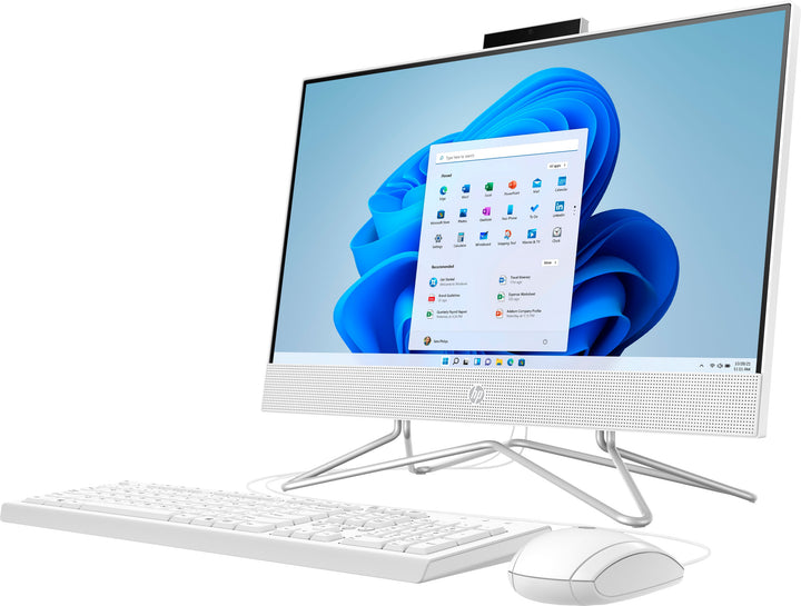 HP - 21.5" All-In-One - Intel Celeron - 4GB Memory - 128GB SSD - Snow White_2