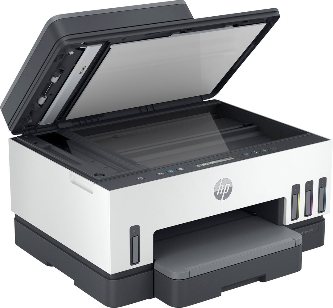 HP - Smart Tank 7301 Wireless All-In-One Inkjet Printer - White & Slate_2