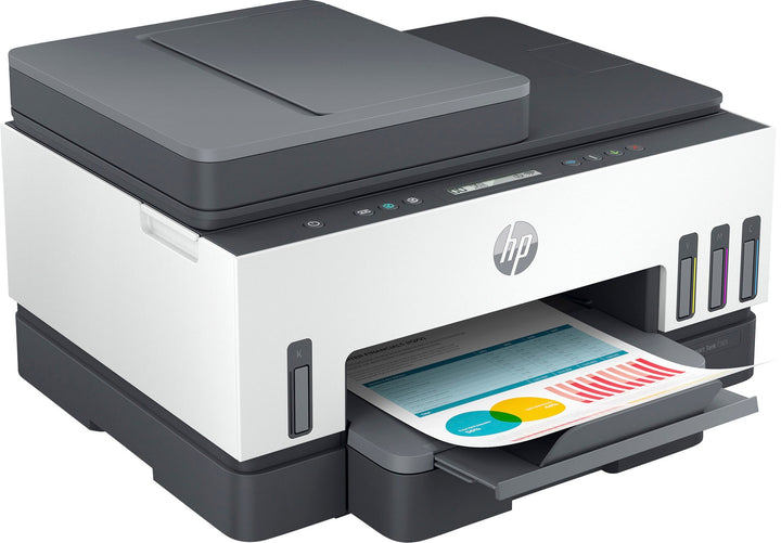 HP - Smart Tank 7301 Wireless All-In-One Inkjet Printer - White & Slate_4