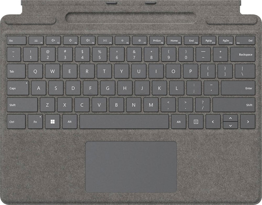Microsoft - Surface Pro Signature Keyboard for Pro X and Pro 8 - Platinum Alcantara Material_0