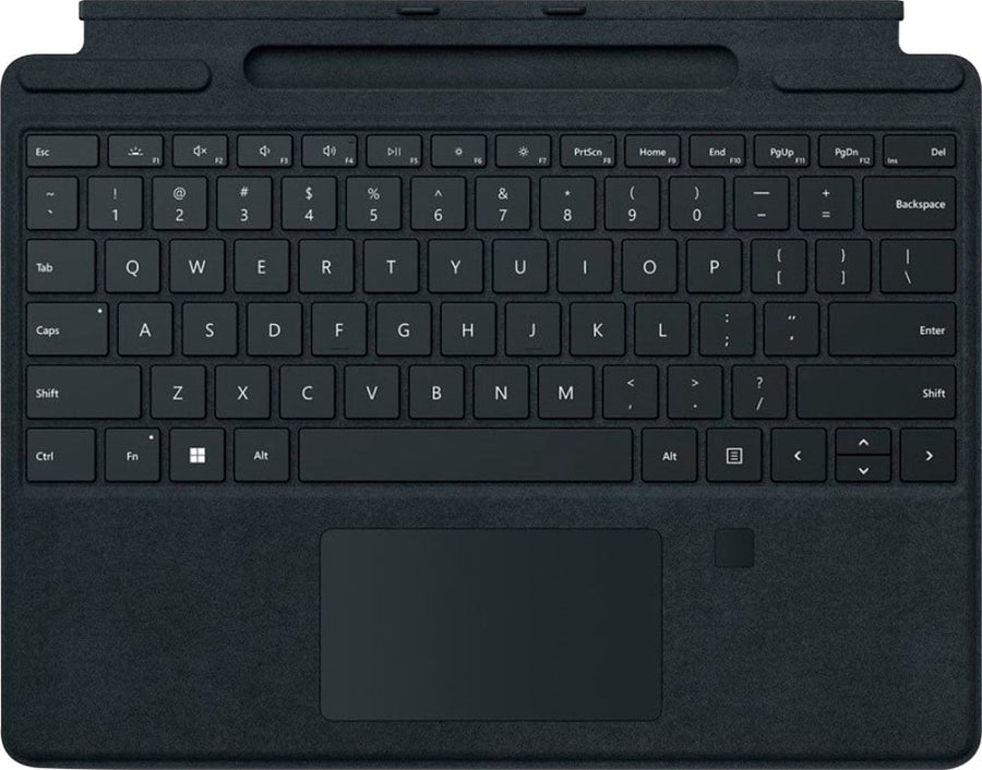 Microsoft - Surface Pro Signature Keyboard for Pro X and Pro 8 with Fingerprint Reader - Black Alcantara Material_0