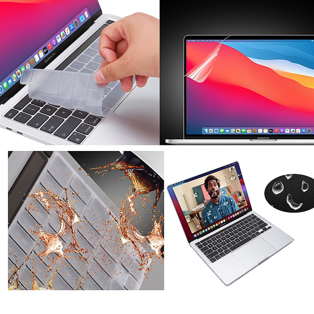 Techprotectus - Compatible with MacBook Pro 16 inch with Touch Bar & Touch ID & Retina Display for models: A2141, 2020 2019 Release._7
