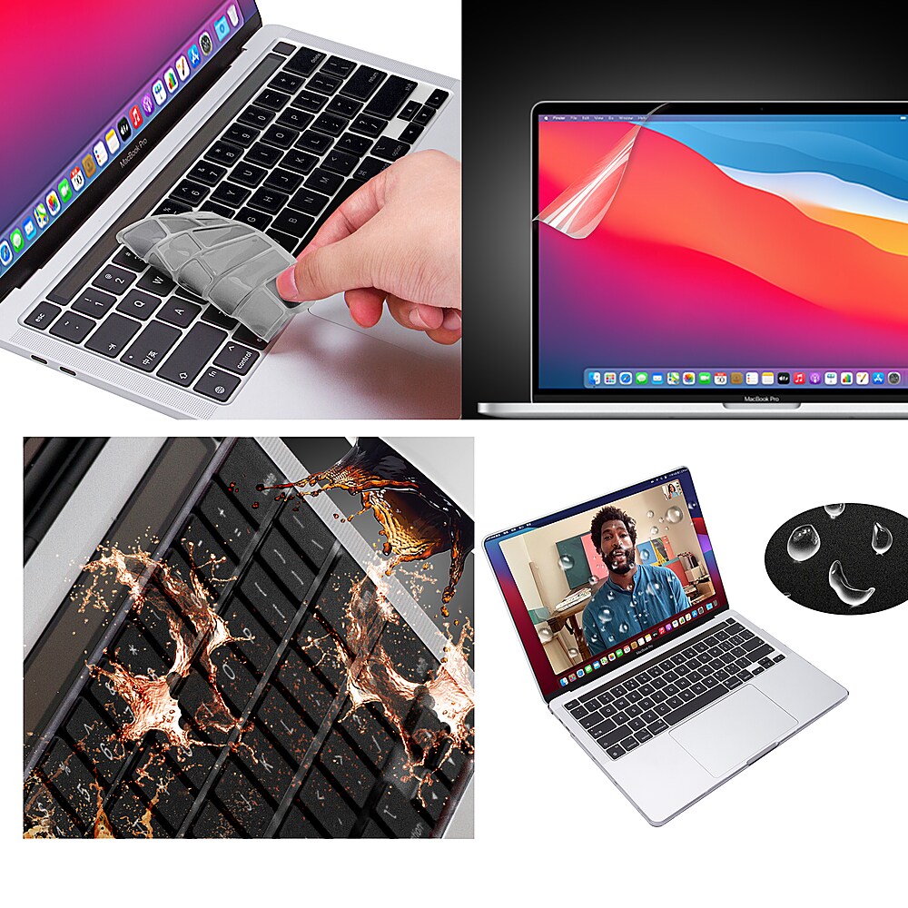 Techprotectus - Compatible with MacBook Pro 16 inch with Touch Bar & Touch ID & Retina Display for models: A2141, 2020 2019 Release._7