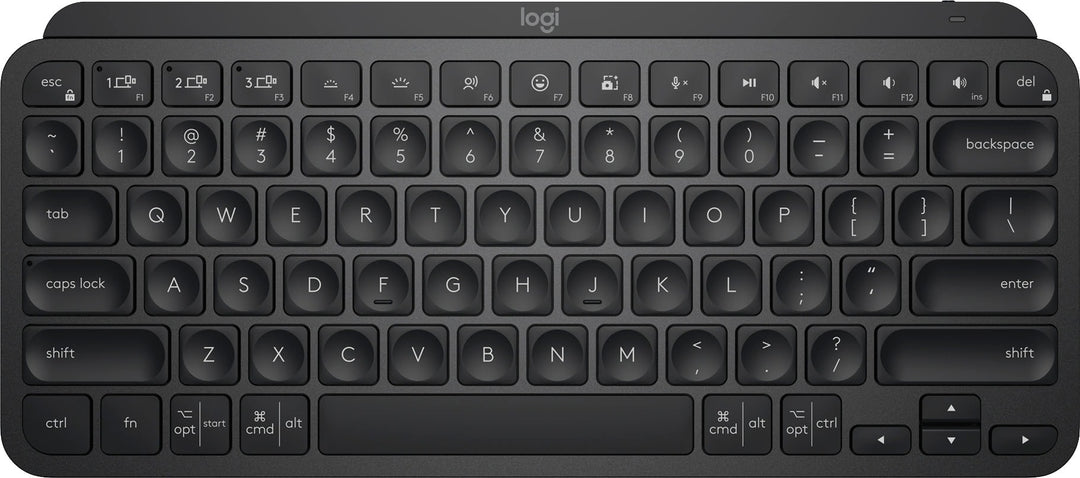Logitech - MX Keys Mini TKL Wireless Bluetooth Scissor Keyboard with Backlit Keys - Black_0