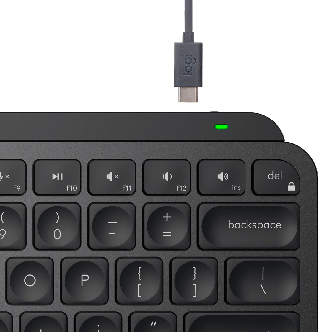 Logitech - MX Keys Mini TKL Wireless Bluetooth Scissor Keyboard with Backlit Keys - Black_3