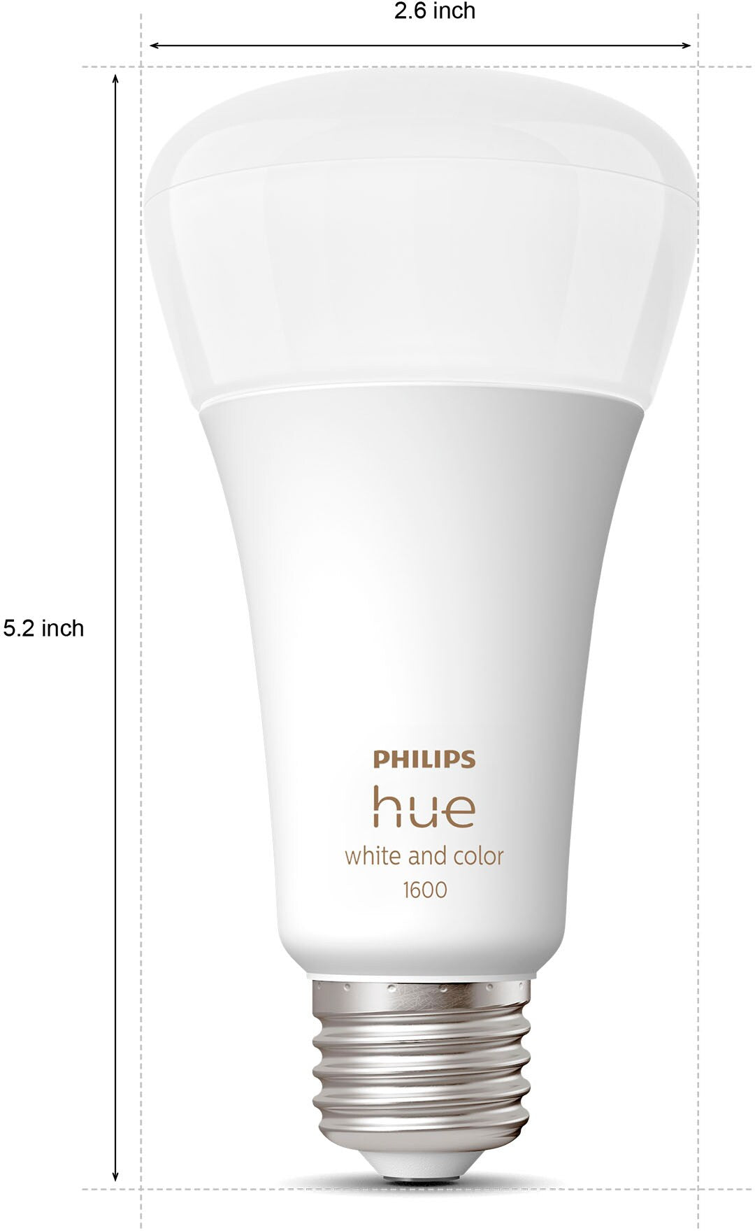 Philips - Hue White and Color Ambiance 100W A21 LED Smart Bulb - Multicolor_6