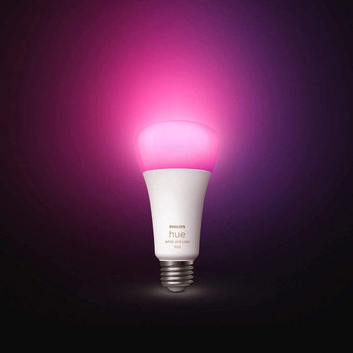 Philips - Hue White and Color Ambiance 100W A21 LED Smart Bulb - Multicolor_5