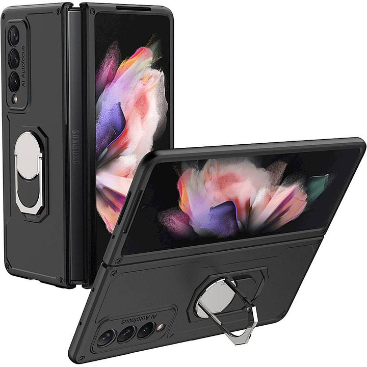 SaharaCase - Kickstand Series Case for Samsung Galaxy Z Fold3 - Black_1