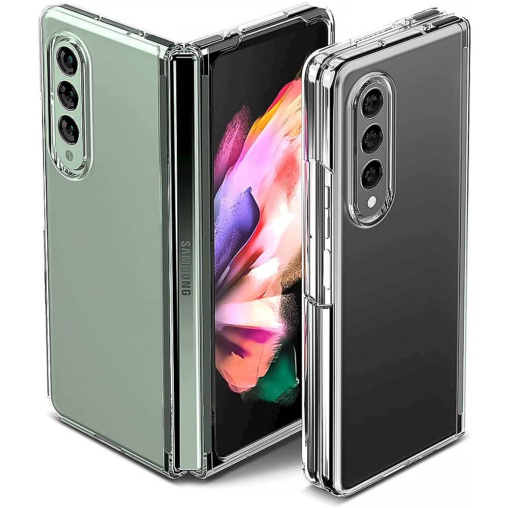 SaharaCase - Hard Shell Series Case for Samsung Galaxy Z Fold3 5G - Clear_1