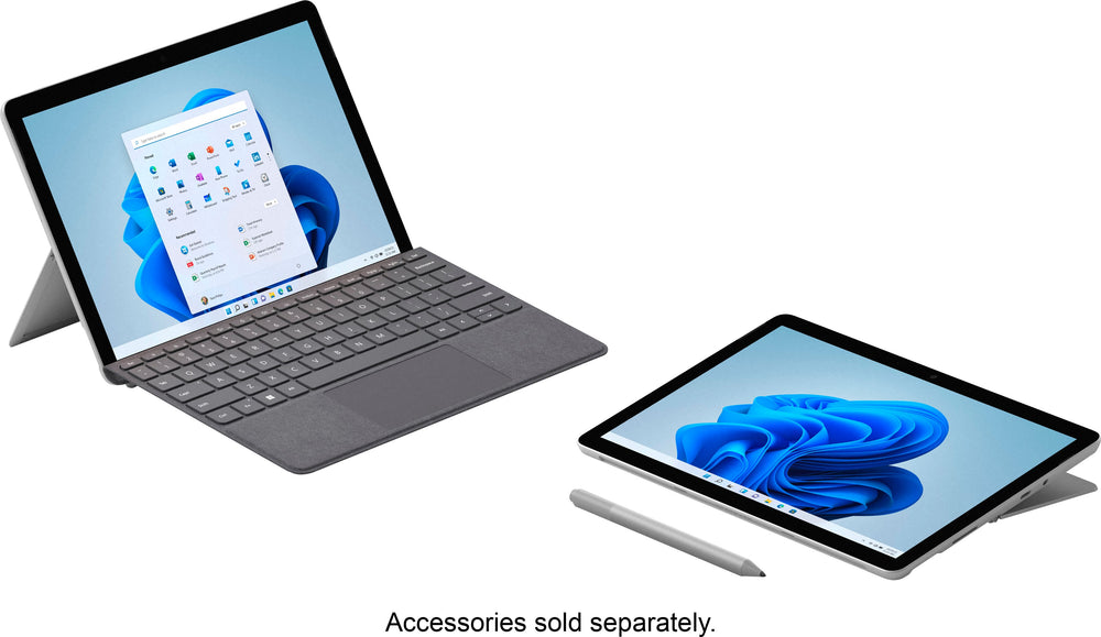 Microsoft - Surface Go 3 – 10.5” Touch-Screen – Intel Pentium Gold – 4GB Memor y- 64GB eMMC - Device Only (Latest Model) - Platinum_1