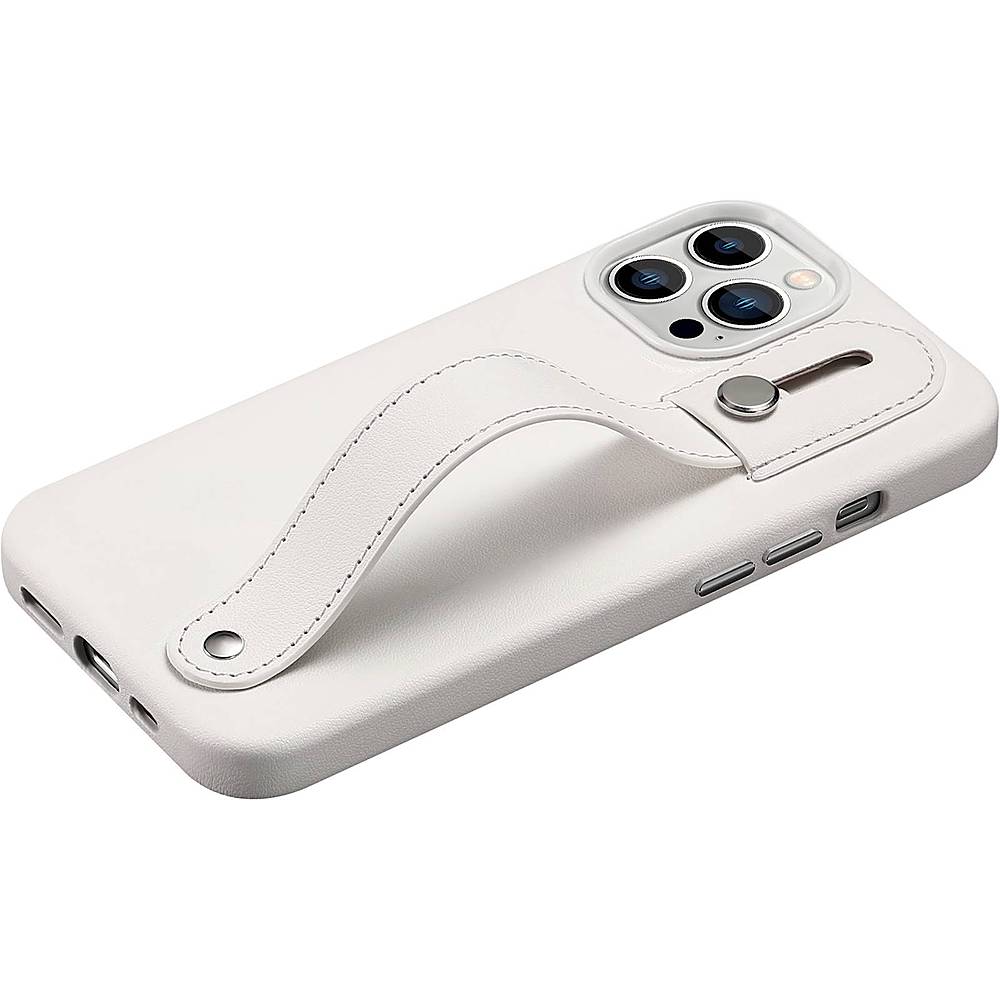 SaharaCase - FingerGrip Series Case with Strap for Apple iPhone 13 Pro - White_4