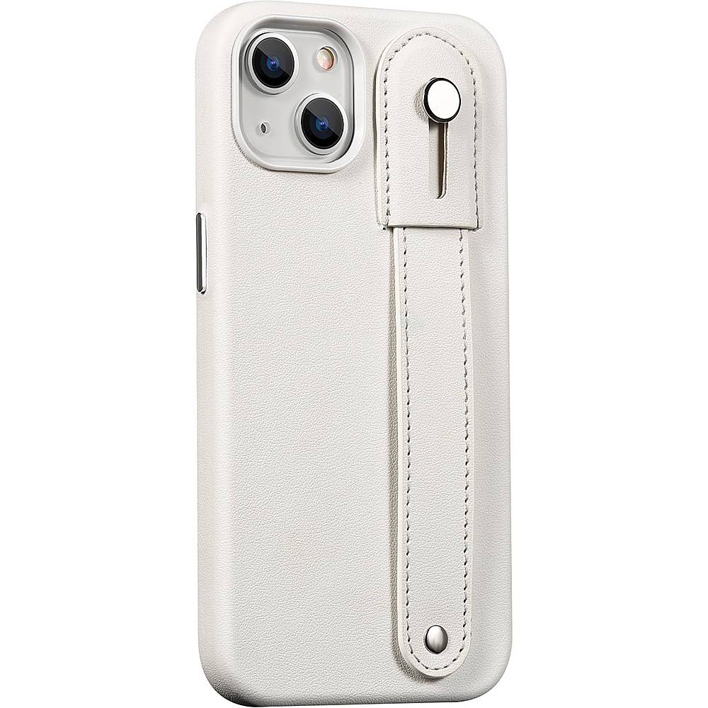 SaharaCase - FingerGrip Series Case with Strap for Apple iPhone 13 and iPhone 14 - White_1