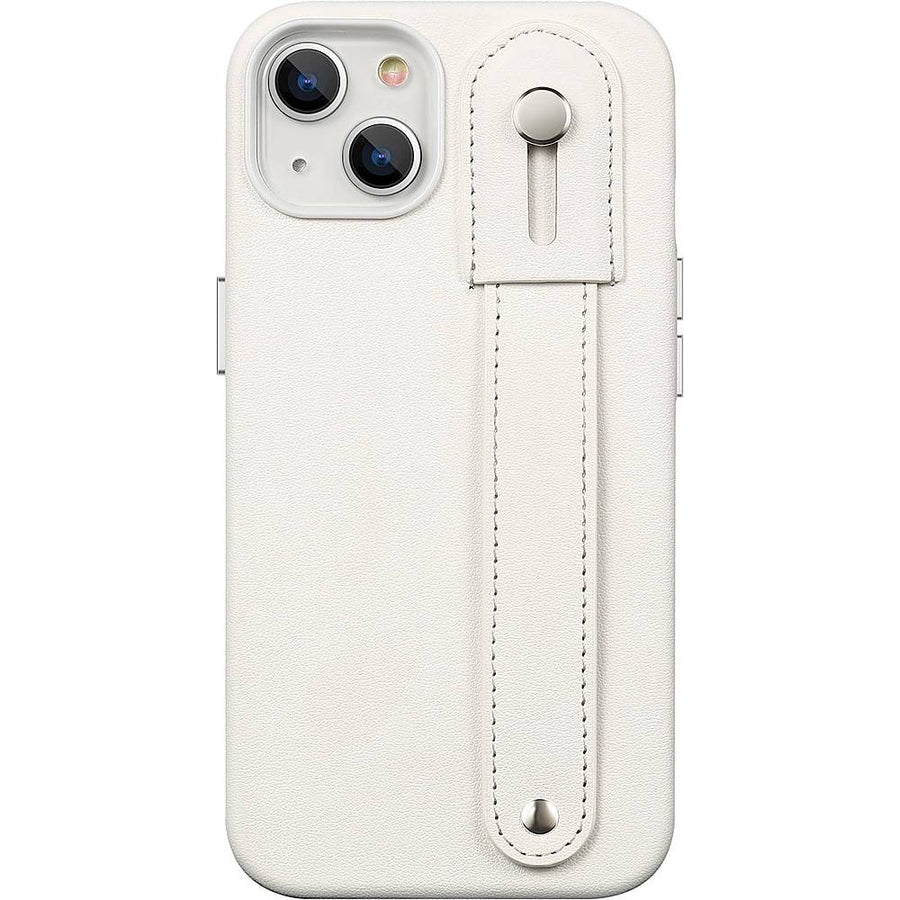 SaharaCase - FingerGrip Series Case with Strap for Apple iPhone 13 and iPhone 14 - White_0