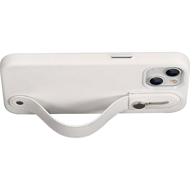 SaharaCase - FingerGrip Series Case with Strap for Apple iPhone 13 and iPhone 14 - White_2