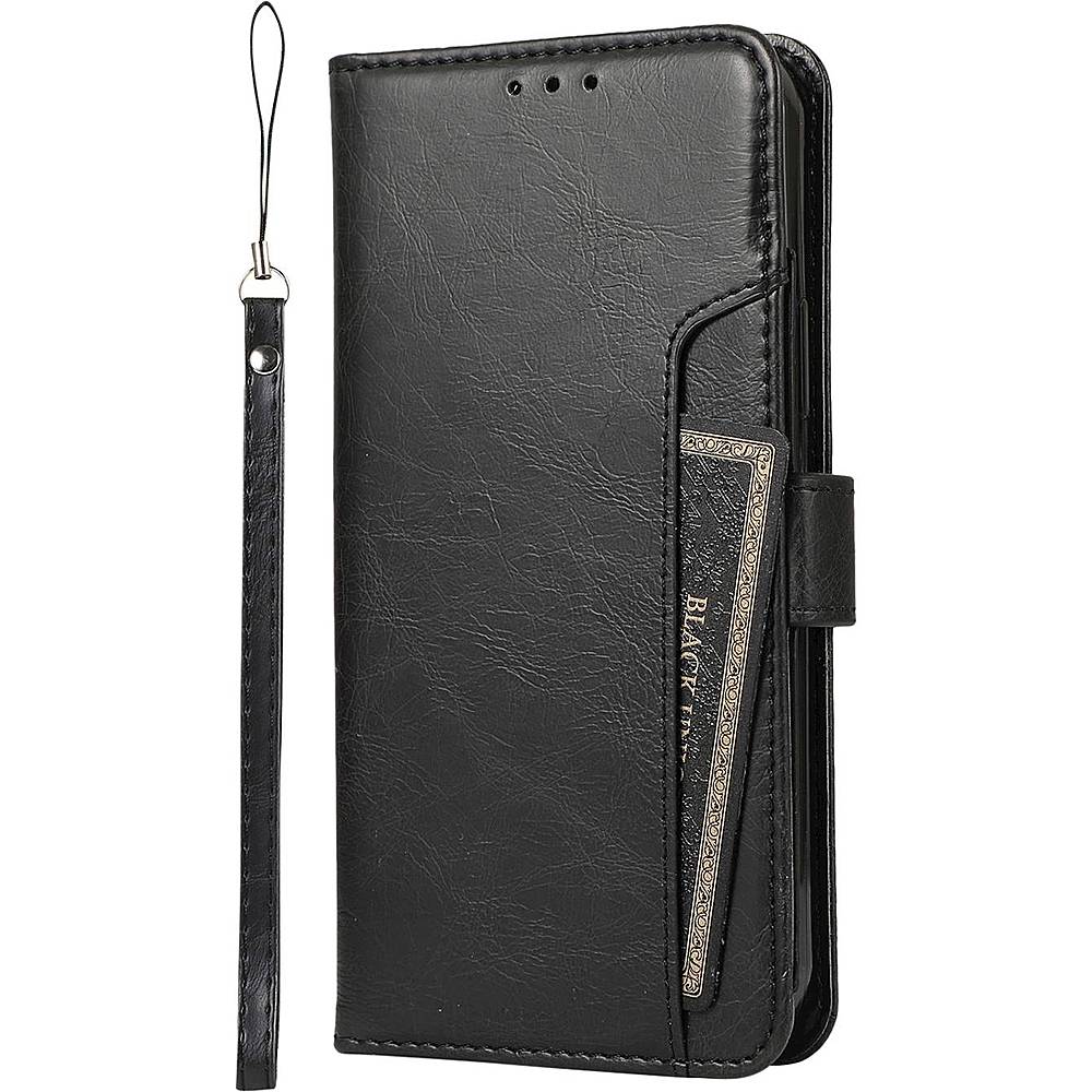 SaharaCase - Folio Wallet Case for Apple iPhone 13 and iPhone 14 - Black_1