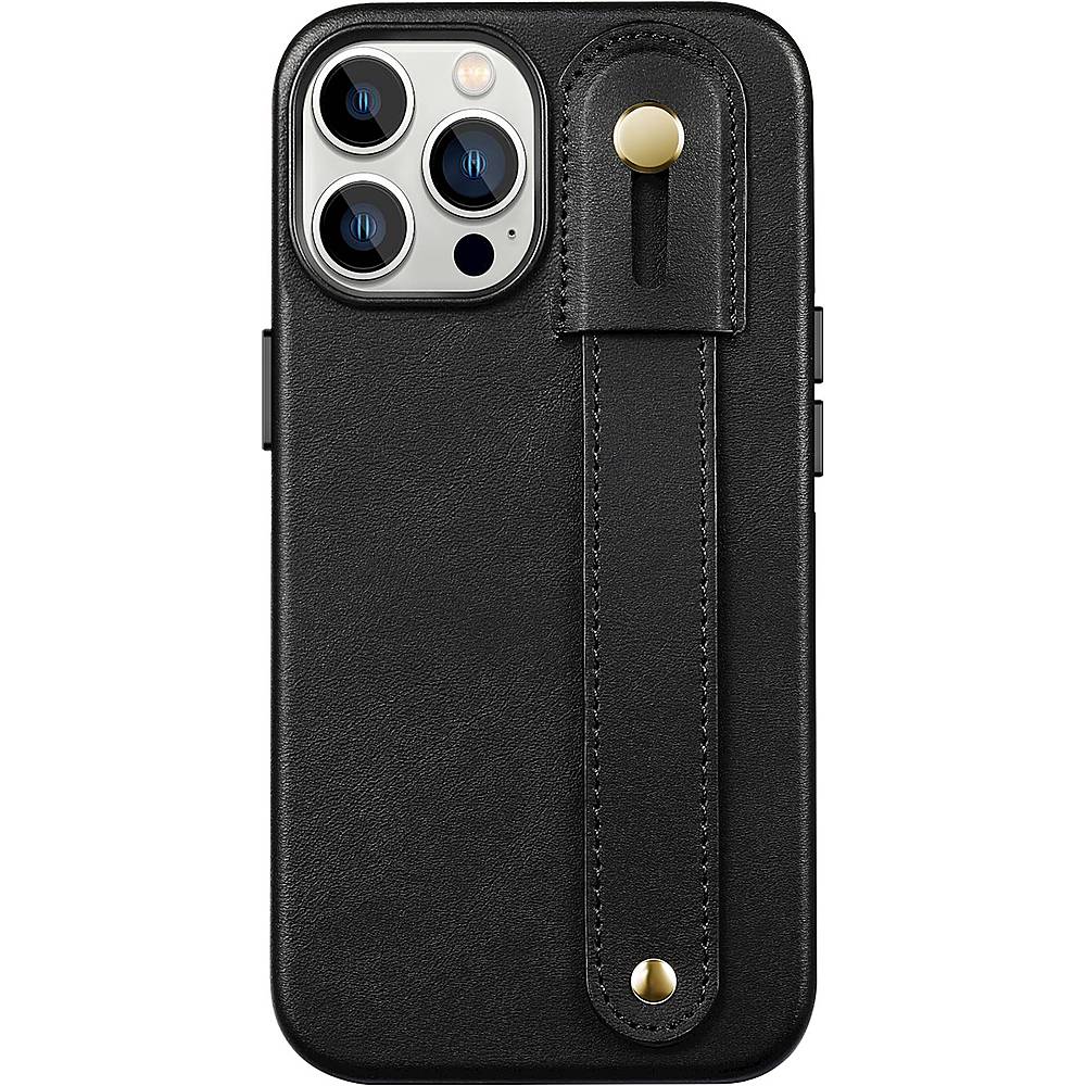 SaharaCase - FingerGrip Series Case with Strap for Apple iPhone 13 Pro - Black_1