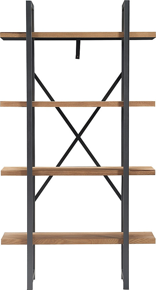 Tommy Hilfiger - Robson Etagere Wood and Metal 4 Tier Bookshelf - Oak and Black_0