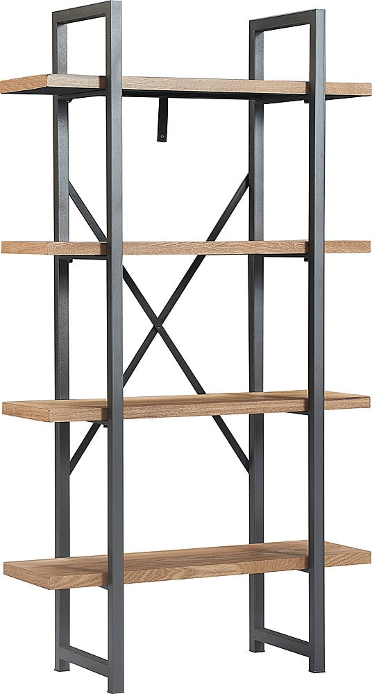 Tommy Hilfiger - Robson Etagere Wood and Metal 4 Tier Bookshelf - Oak and Black_5