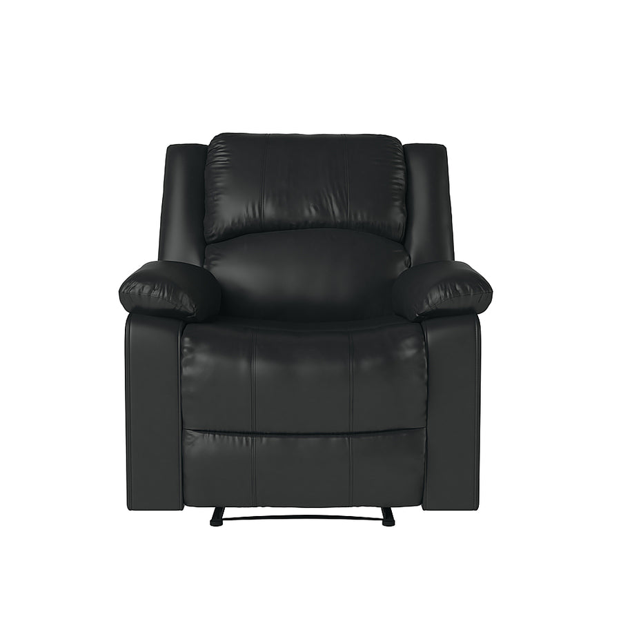 Relax A Lounger - Parkland Faux Leather Recliner in - Black_0