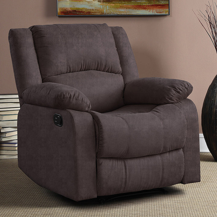 Relax A Lounger - Parkland Microfiber Recliner in - Chocolate_6