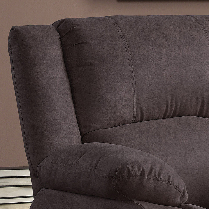 Relax A Lounger - Parkland Microfiber Recliner in - Chocolate_4