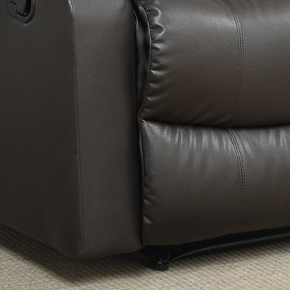Relax A Lounger - Parkland Faux Leather Recliner in - Java_3