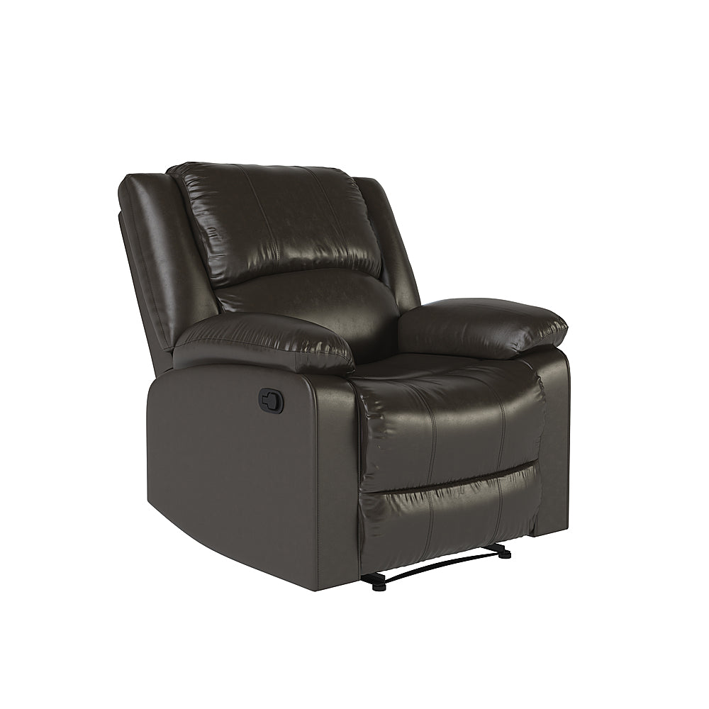 Relax A Lounger - Parkland Faux Leather Recliner in - Java_1