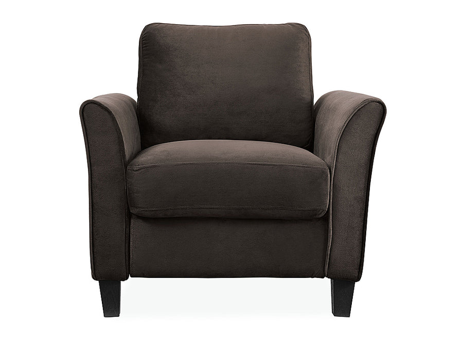 Lifestyle Solutions - Wesley Microfiber Chair in - Coffee_0