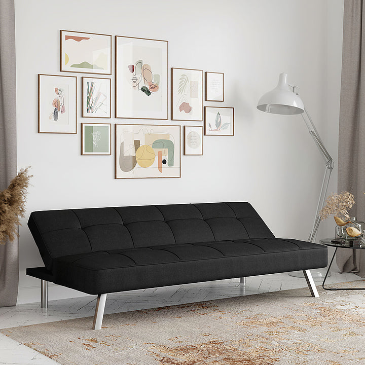 Serta - Cali Convertible Sofa in - Black_8