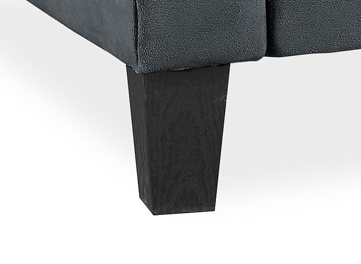 Lifestyle Solutions - Wesley Microfiber Sofa in Grey - Dark Grey_2