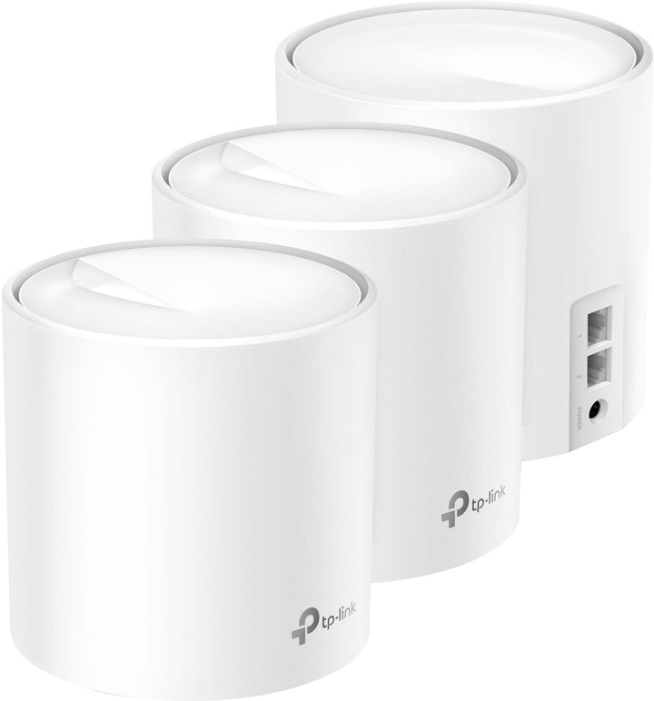 TP-Link - Deco AX3000 (3-pack) Dual-Band Whole Home Mesh Wi-Fi 6 System, Supports Gigabit Speeds - White_1
