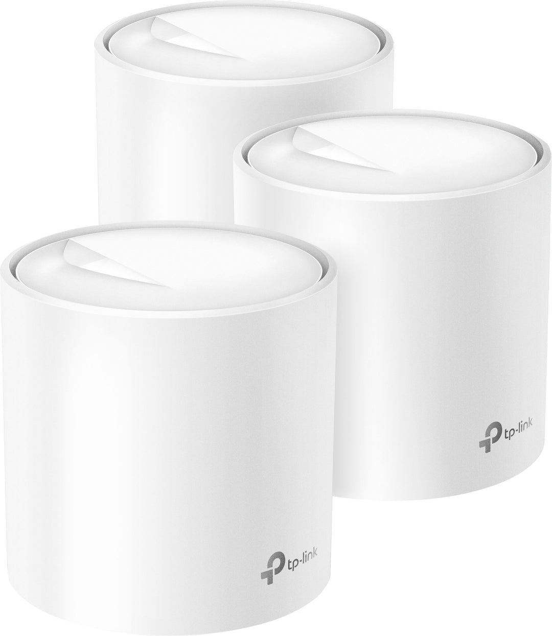 TP-Link - Deco AX3000 (3-pack) Dual-Band Whole Home Mesh Wi-Fi 6 System, Supports Gigabit Speeds - White_0