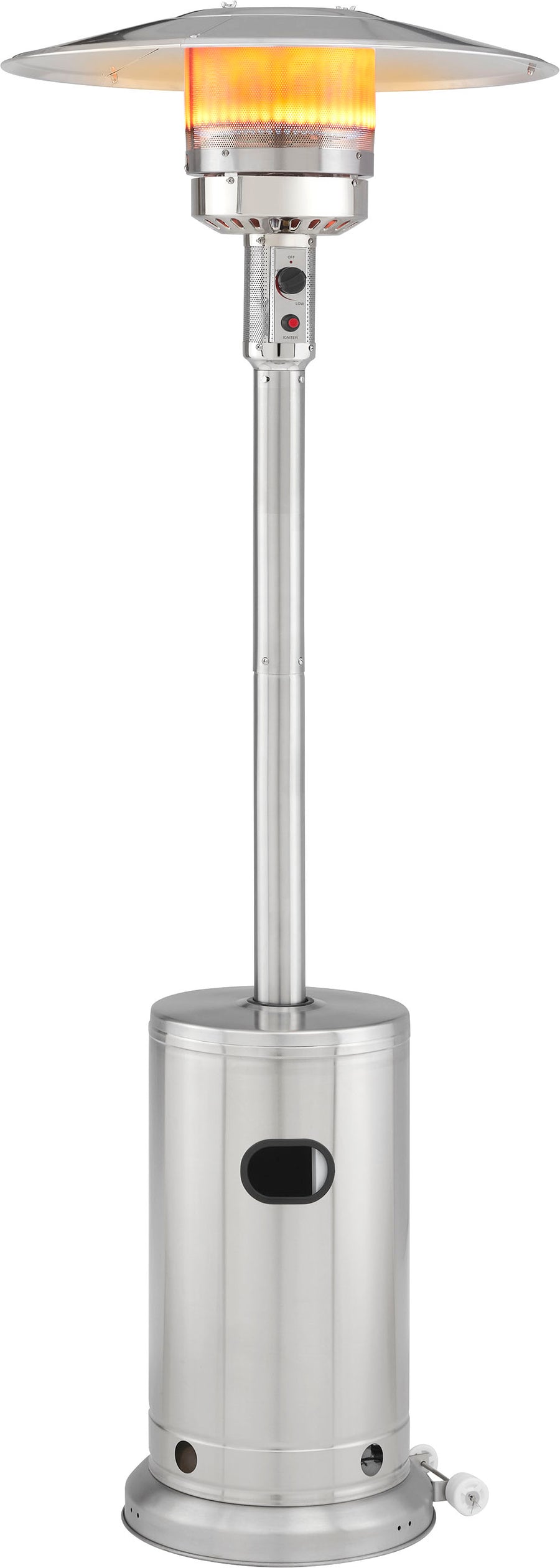 Insignia™ - Standing Patio Heater - Stainless Steel_0
