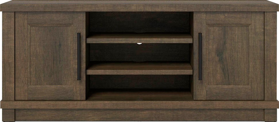 Whalen Furniture - TV Console for Most TVs up to 75" - Brown_1