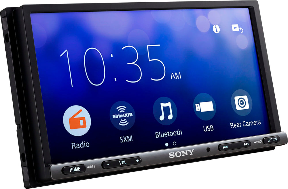 Sony - 6.95" Android Auto and Apple CarPlay Bluetooth Digital Media Receiver - Black_1