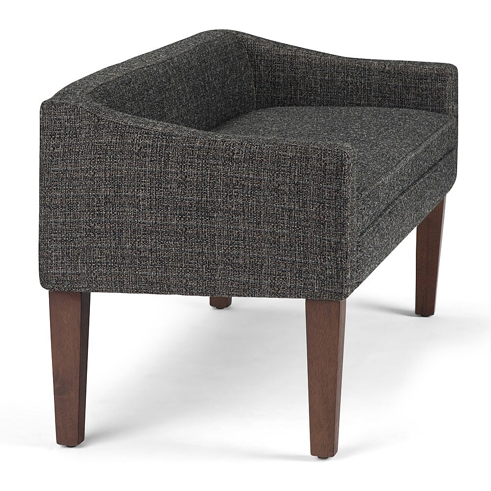 Simpli Home - Parris Upholstered Bench - Dark Grey_4