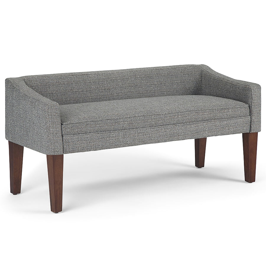 Simpli Home - Parris Upholstered Bench - Pebble Grey_0